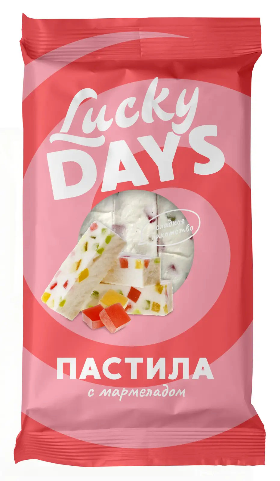 Пастила Lucky Days ванильная с мармеладом 200г — в каталоге на сайте сети  Магнит | Краснодар