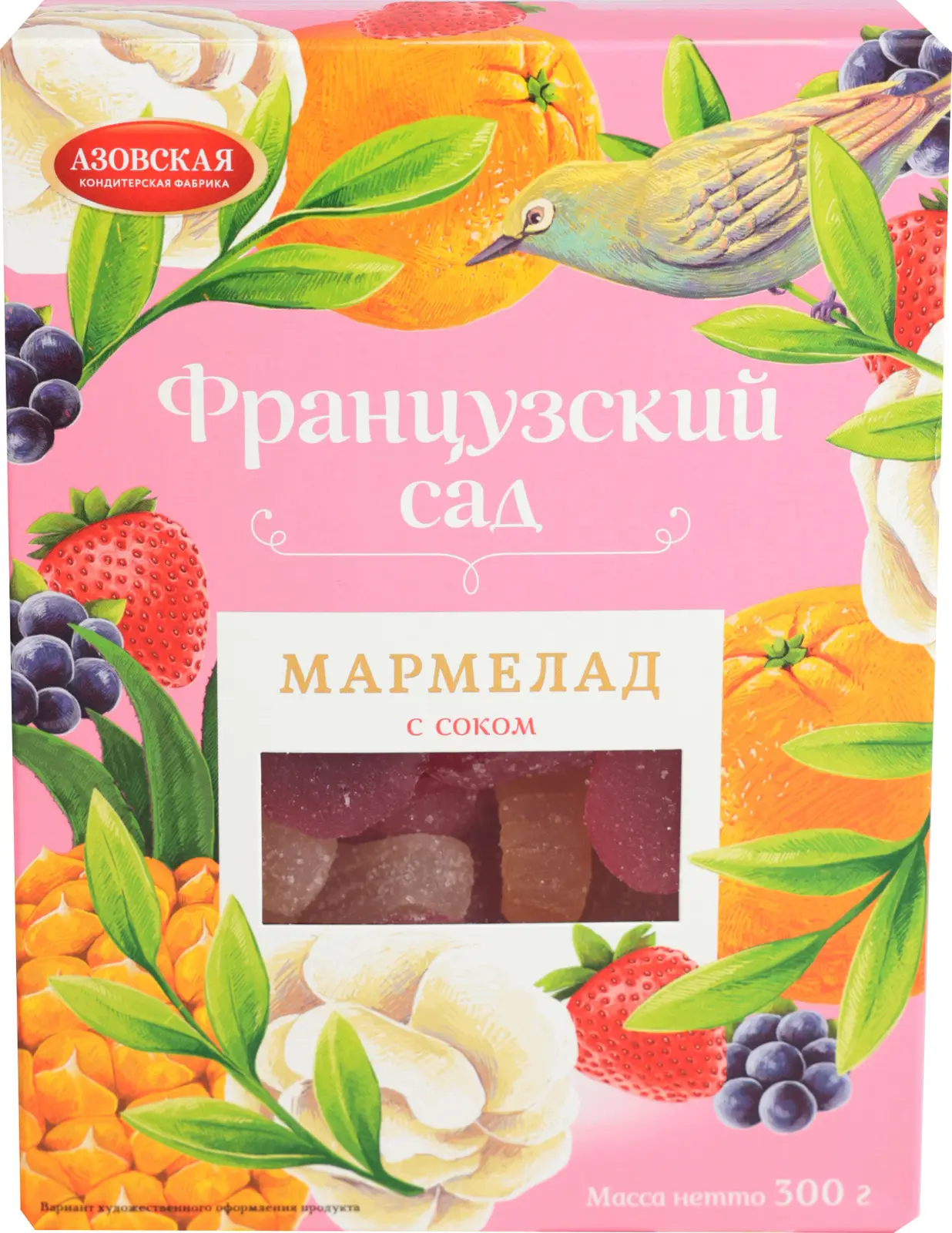 Мармелад Азовская КФ Французский сад с натуральным соком 300г — в каталоге  на сайте сети Магнит | Краснодар