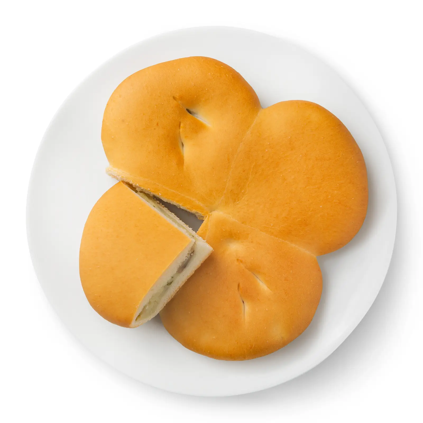 Изображение товара Пирог с начинками картофель грибы и капуста 200г