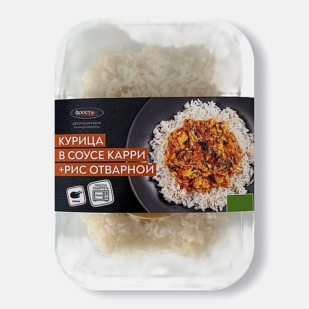 Изображение товара Курица с рисом в карри Фросток 250 г