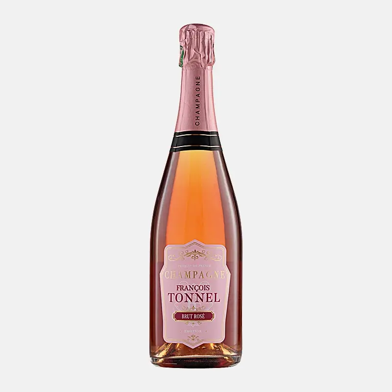 Вино игристое Champagne Francois Tonnel розовое брют 12% 750мл Вино игристое Champagne Francois Tonnel розовое брют 12% 750мл