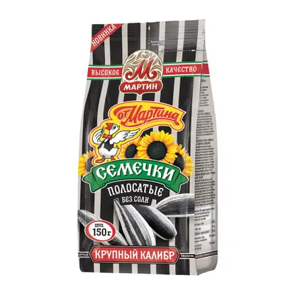 Изображение товара Семечки От Мартина полосатые 150г