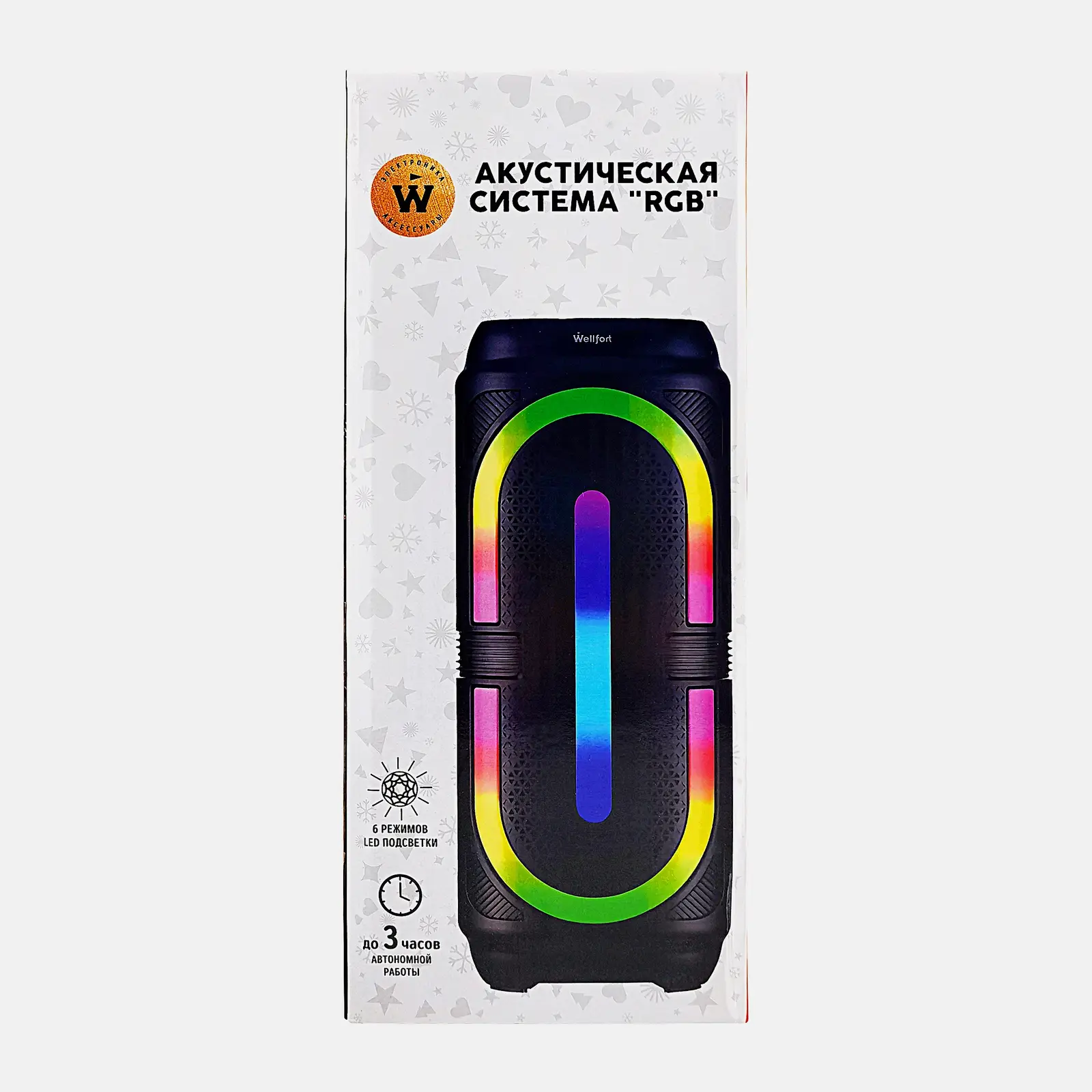 Акустическая система Wellfort 10W RGB 80061375 - фото 2