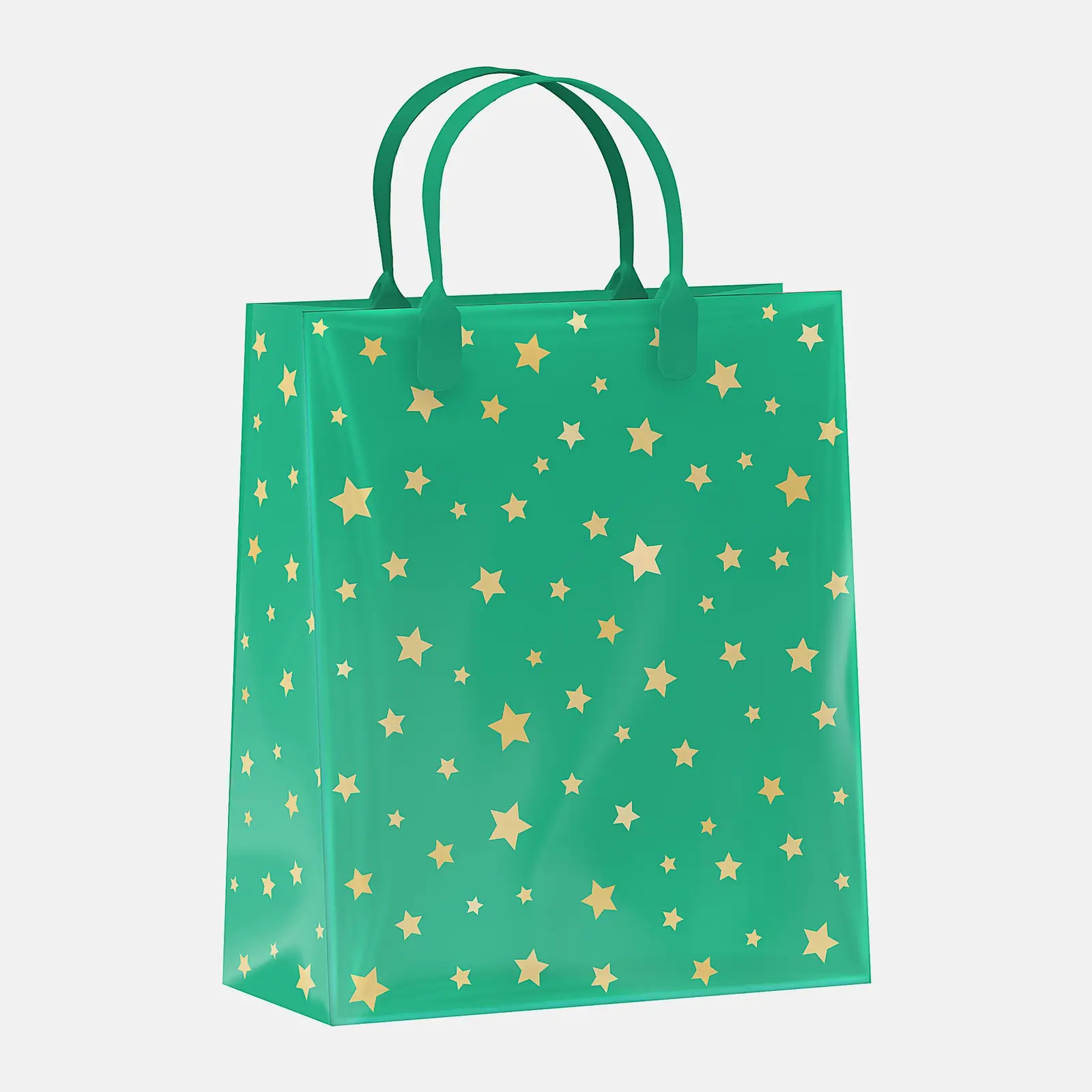 Подарочный пакет пластиковый 22.5*27*9см Сити Хоум Трейд в ассортименте