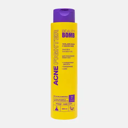 Гель для душа Beauty Bomb Acne Fighter с кислотами 250мл