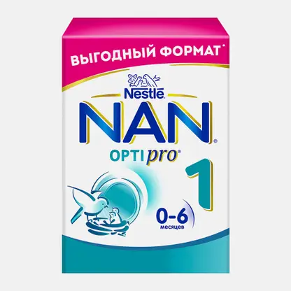 Смесь молочная сухая Nan 1 Optipro до 6 месяцев 1.05кг