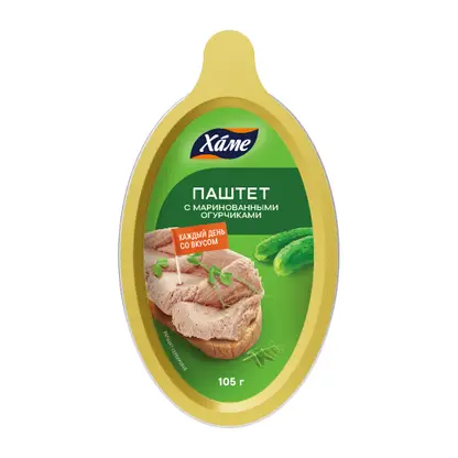 Изображение товара Паштет Хаме с Маринованными огурцами 105г