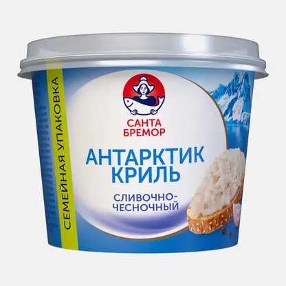 Паста Антарктик Криль сливочно-чесночная Санта Бремор 230г