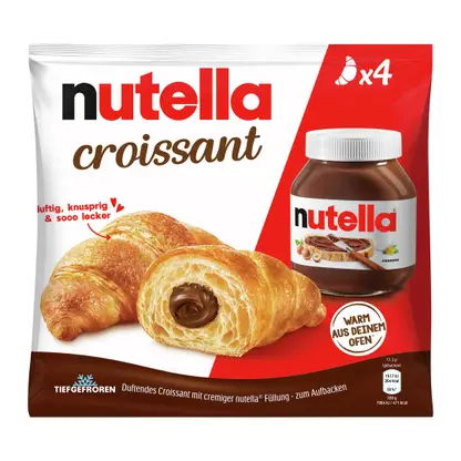 Изображение товара Круассаны Croissant с нутеллой Nutella 4шт 340г
