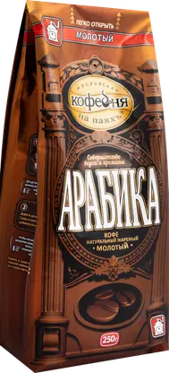 Изображение товара Кофе молотый Московская кофейня на паяхъ Арабика 250г