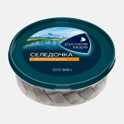 Сельдь Русское море филе с дымком 500г