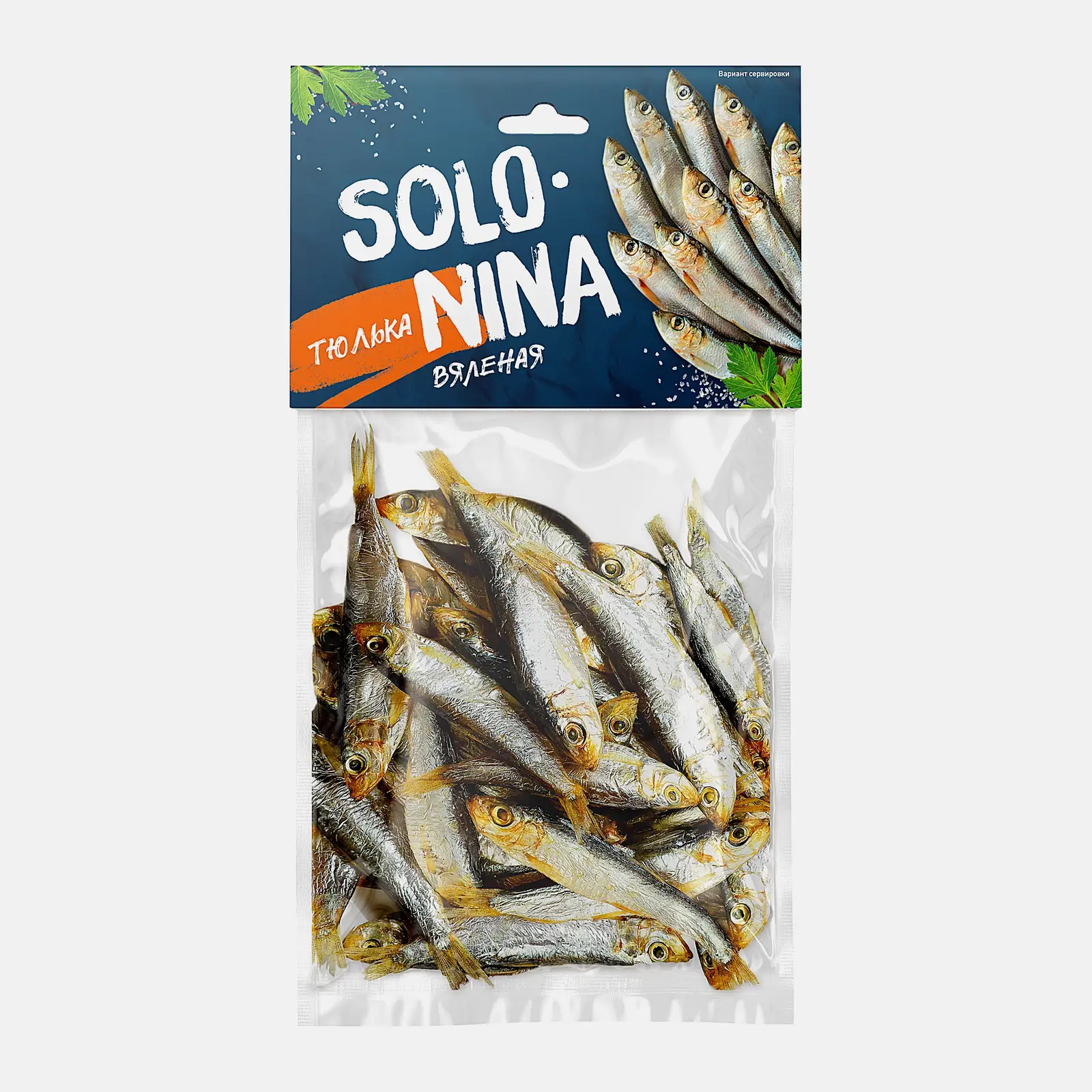 Изображение товара Тюлька вяленая Solo Nina 30г рыбная закуска