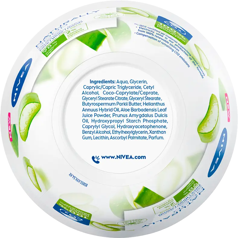 Крем для лица рук и тела NIVEA Naturally Good Aloe Vera 200мл
