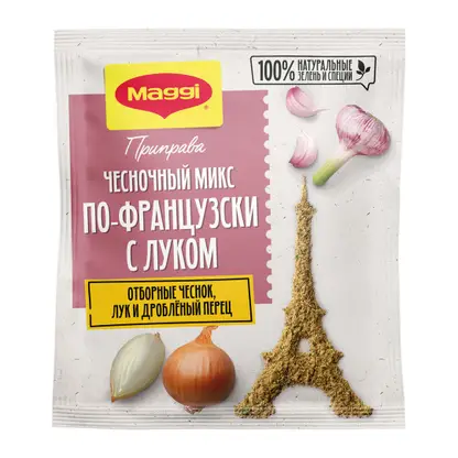 Изображение товара Приправа Чесночный микс по-французски с луком Maggi 18г