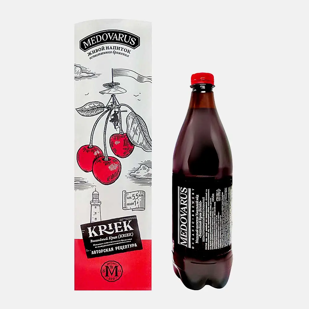 Напиток медовый Medovarius Kriek Вишня 5.5% 1л