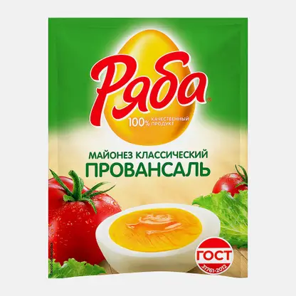 Майонез Ряба Провансаль 50.5% 96г