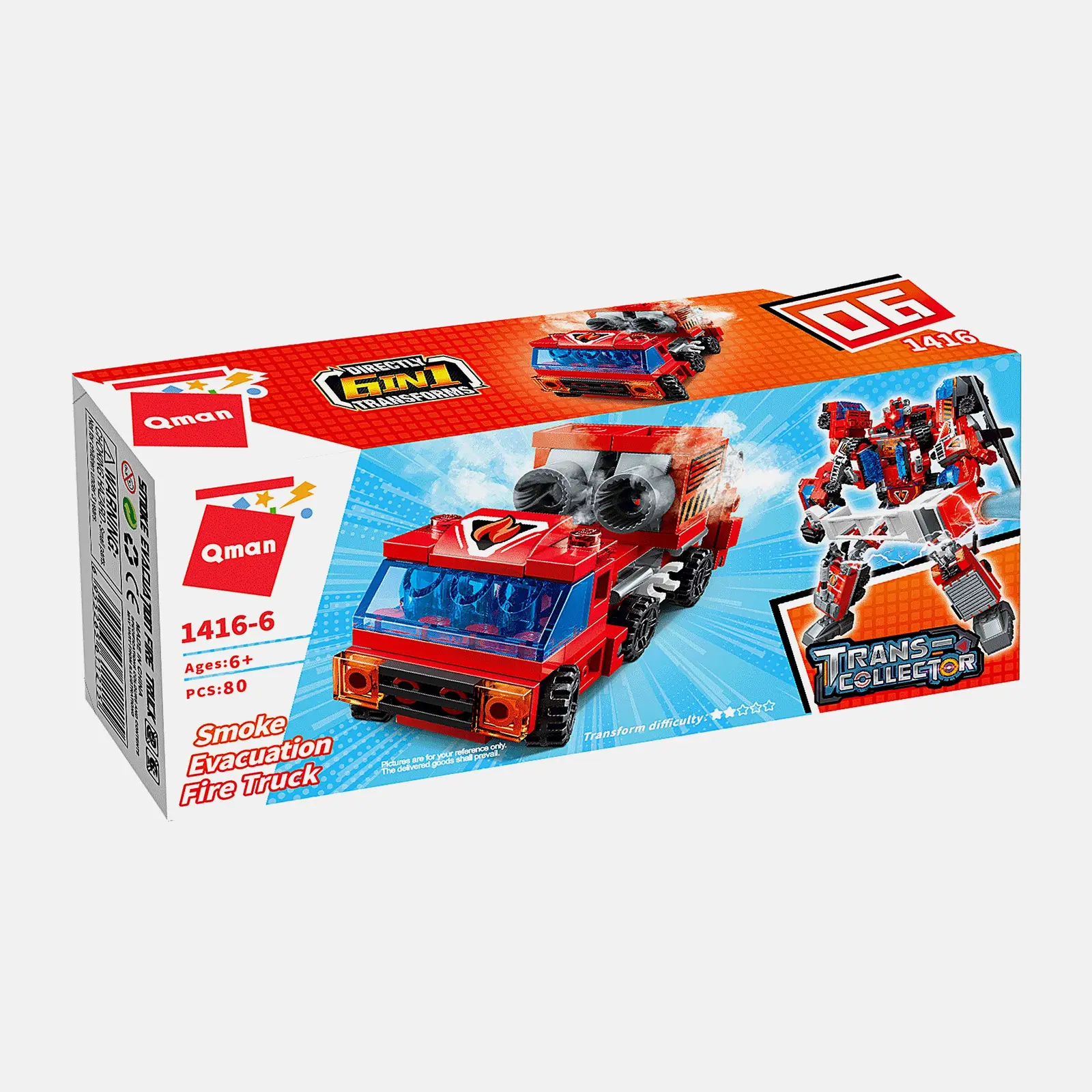 Конструктор Qman 1416 Пожарная техника в ассортименте