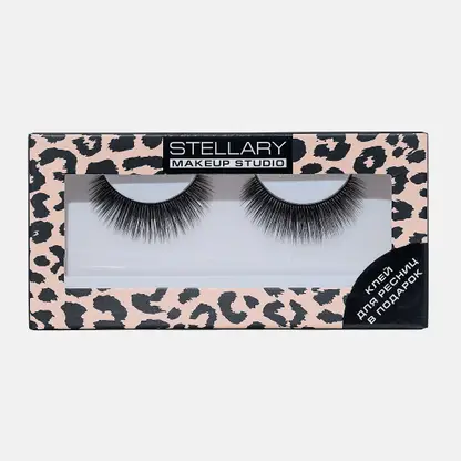 Накладные ресницы с клеем Starlette 1 пара Stellary
