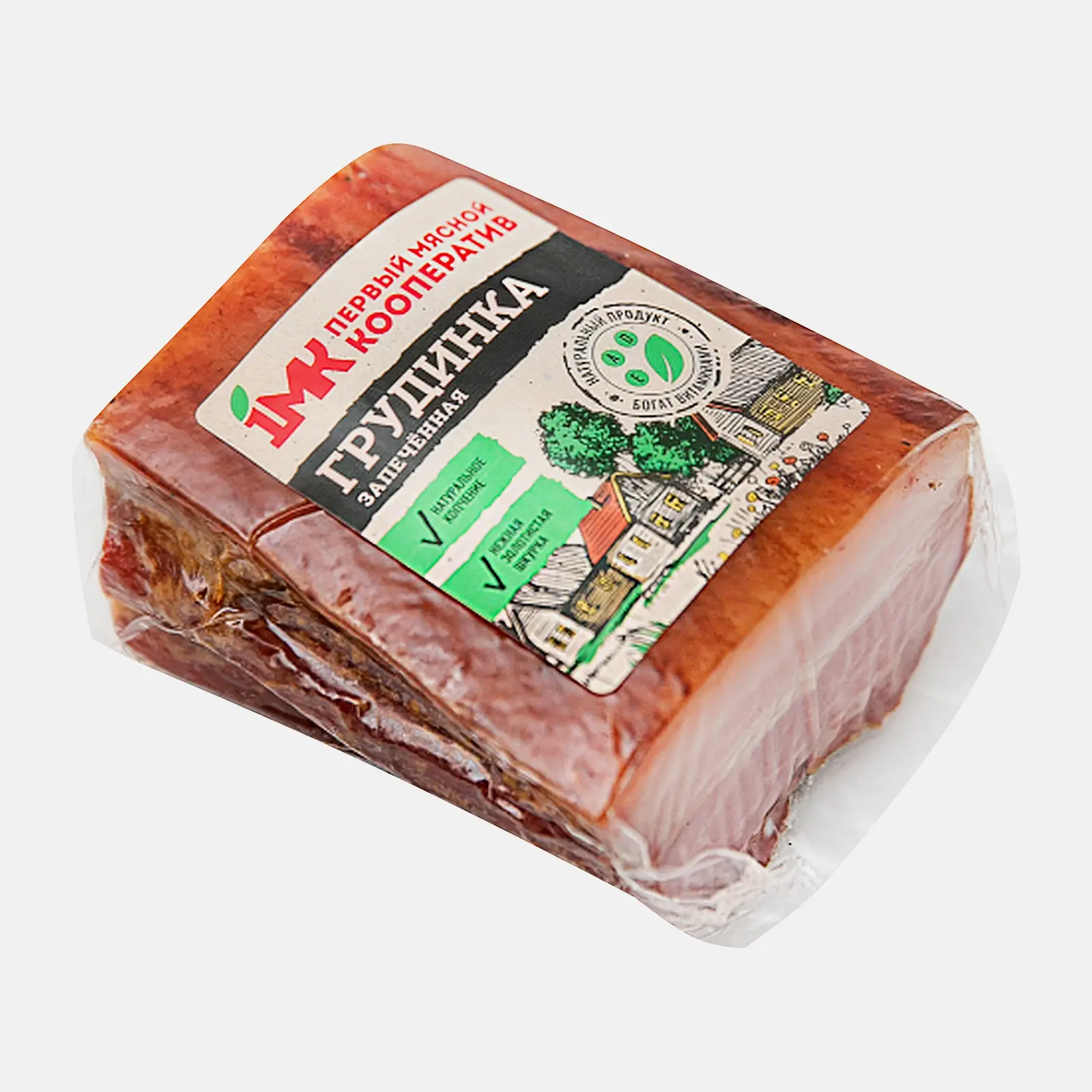 Изображение товара Грудинка запеченная варено-копченая 1МК весовая