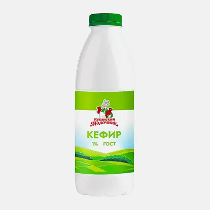 Кефир Кубанский молочник 1% 900мл