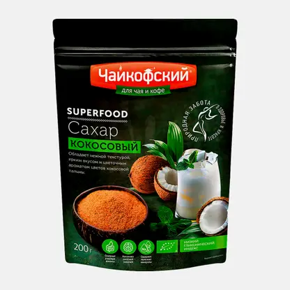Сахар Чайкофский кокосовый 200г