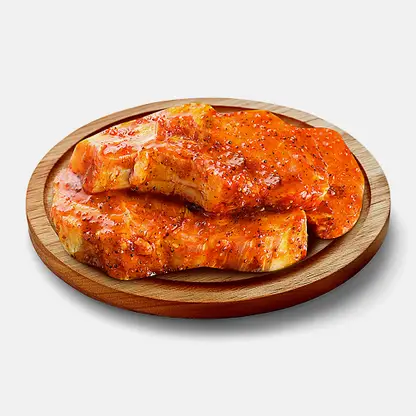 Шашлык из свиной корейки в маринаде Горчично-сладкий