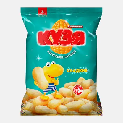 Палочки кукурузные Кузя Лакомкин сладкие 140г