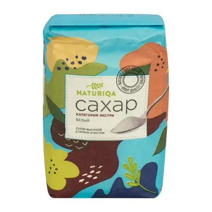 Изображение товара Сахар-песок Naturiqa белый 1кг