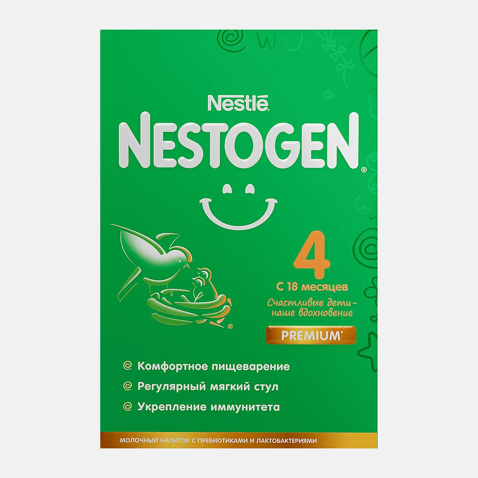 Изображение товара Молочная смесь Nestogen 4 для детей 18+ 600г сухая с пребиотиками и витаминами