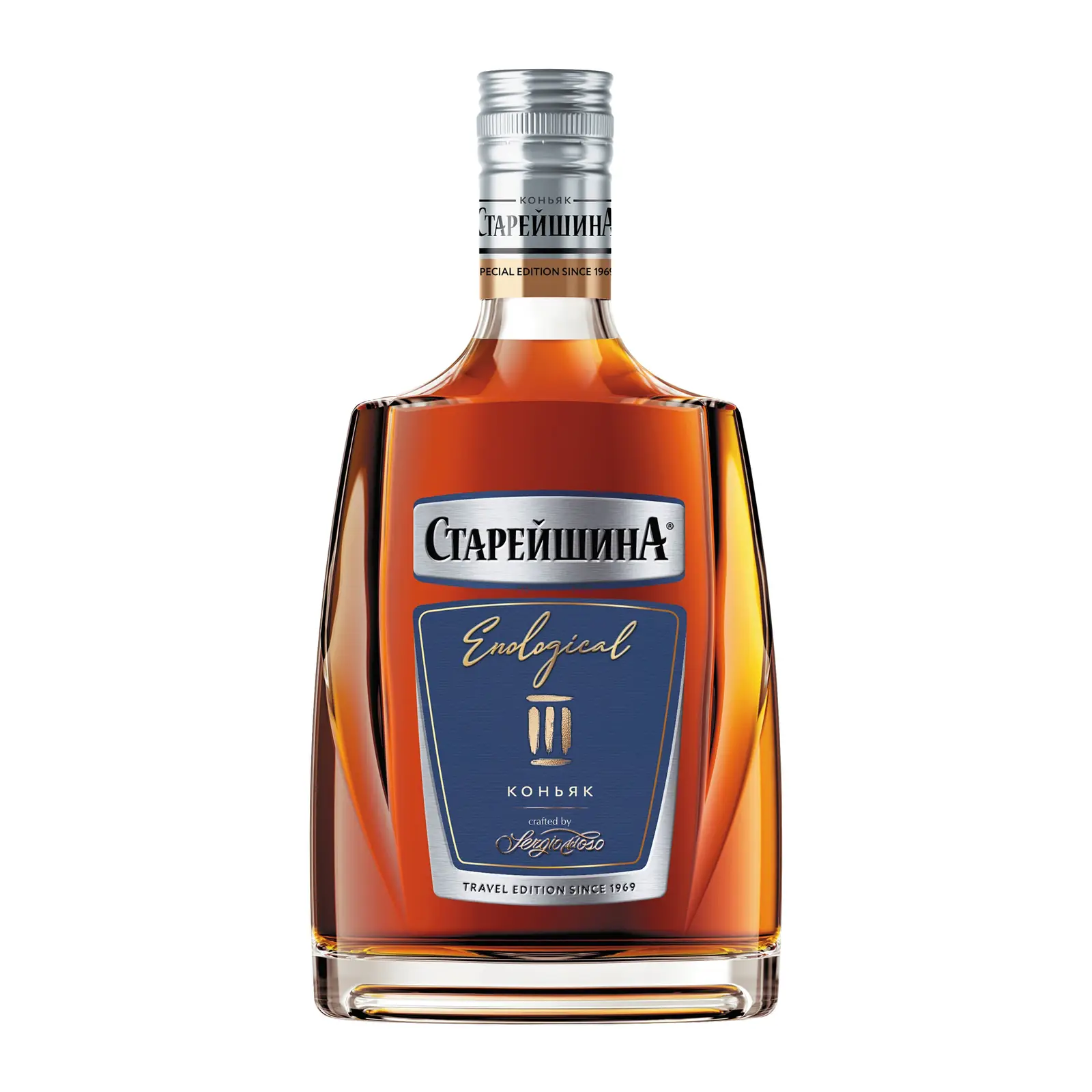 Изображение товара Коньяк Старейшина Travel 3 года 40% 250 мл