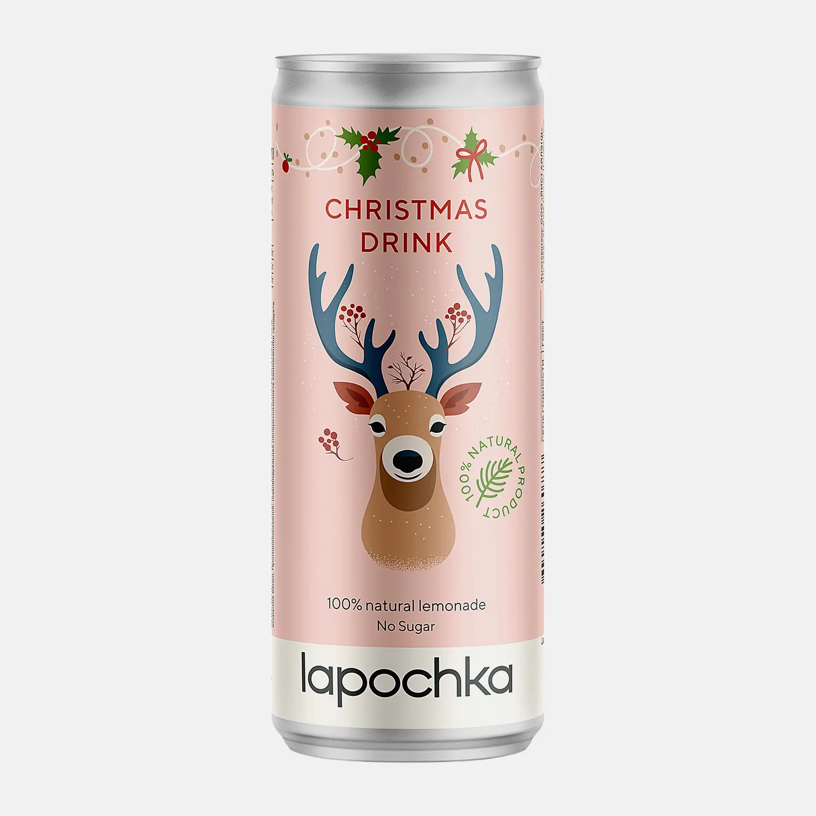 Изображение товара Лимонад Lapochka Christmas Drink 330 мл газированный пряный напиток