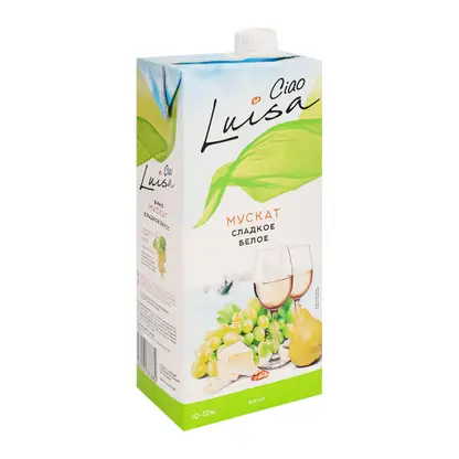 Вино Luisa Ciao Мускат белое сладкое 12% 1л