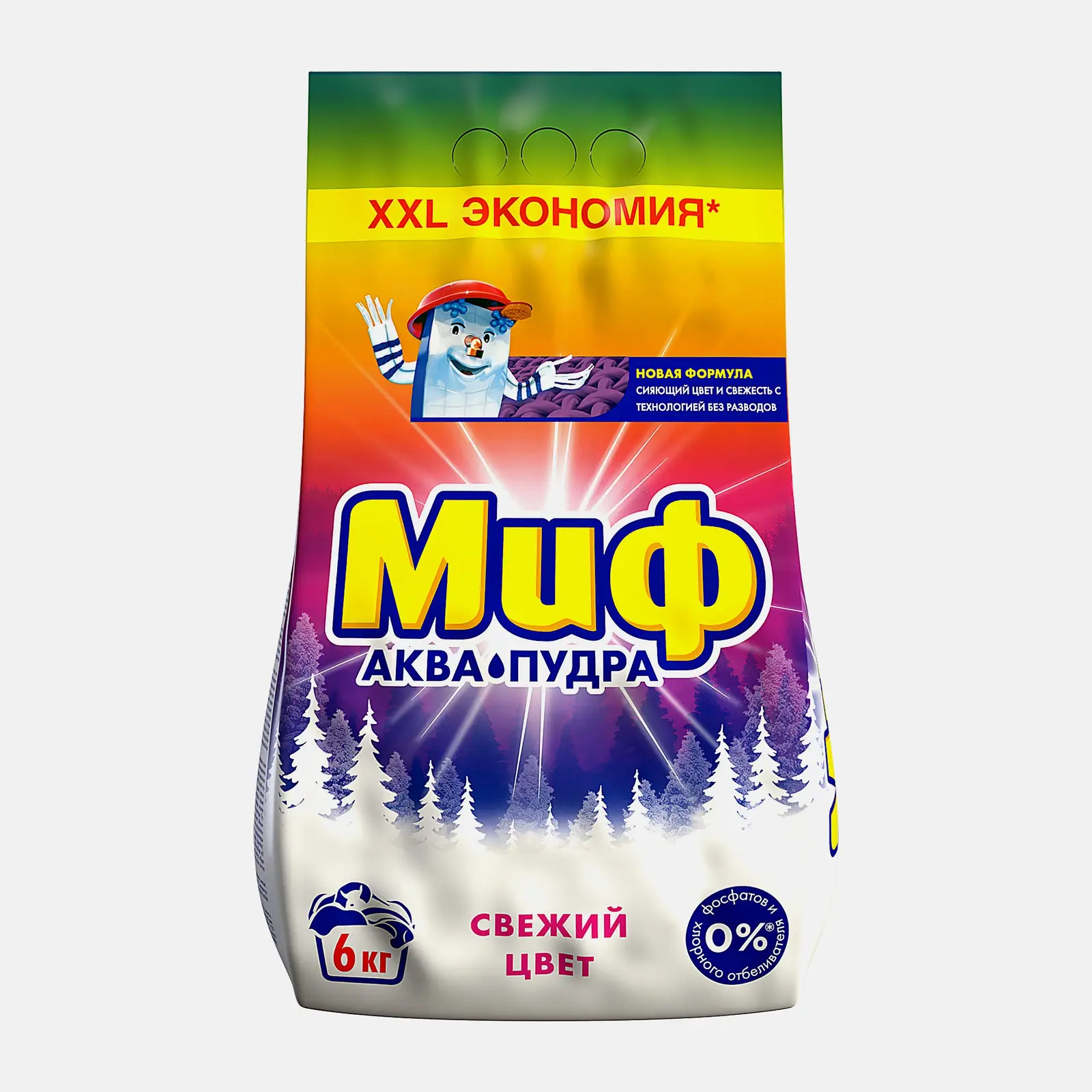 Стиральный порошок Миф Color автомат 6кг