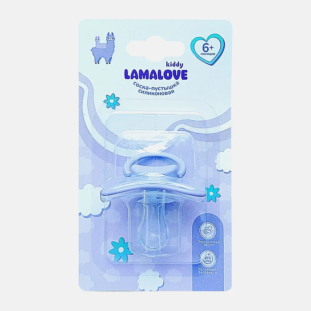 Соска-пустышка Lamalove 18675 силиконовая 6+ в ассортименте - фото 6