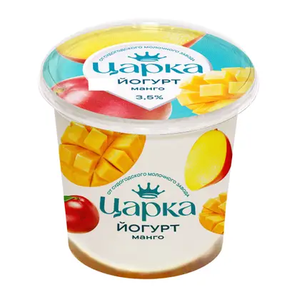 Изображение товара Йогурт Царка манго 3.5% 400г