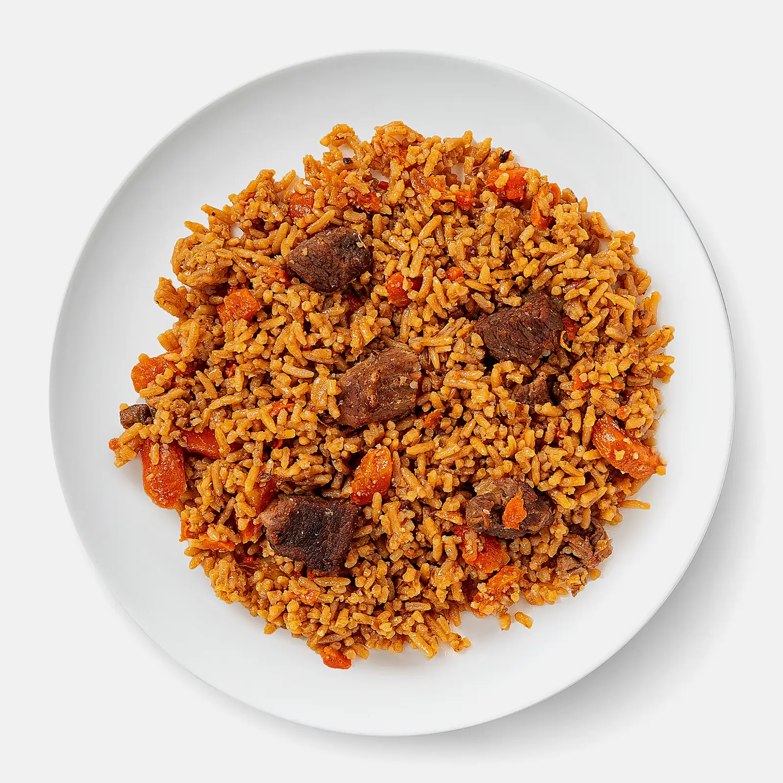 Изображение товара Плов с говядиной 250г - быстрый и вкусный обед