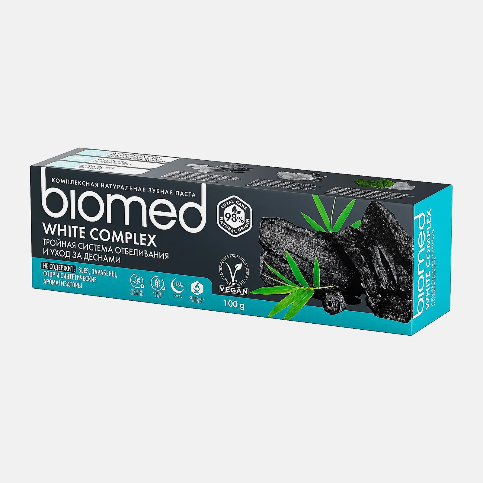 Зубная паста Biomed White Complex Антибактериальная отбеливающая 100г