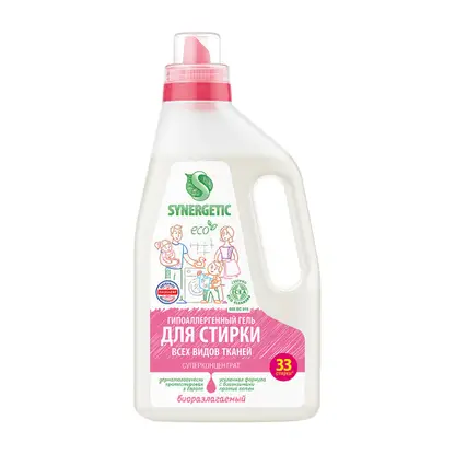 Изображение товара Средство для стирки Synergetic гипоаллергенный 1л