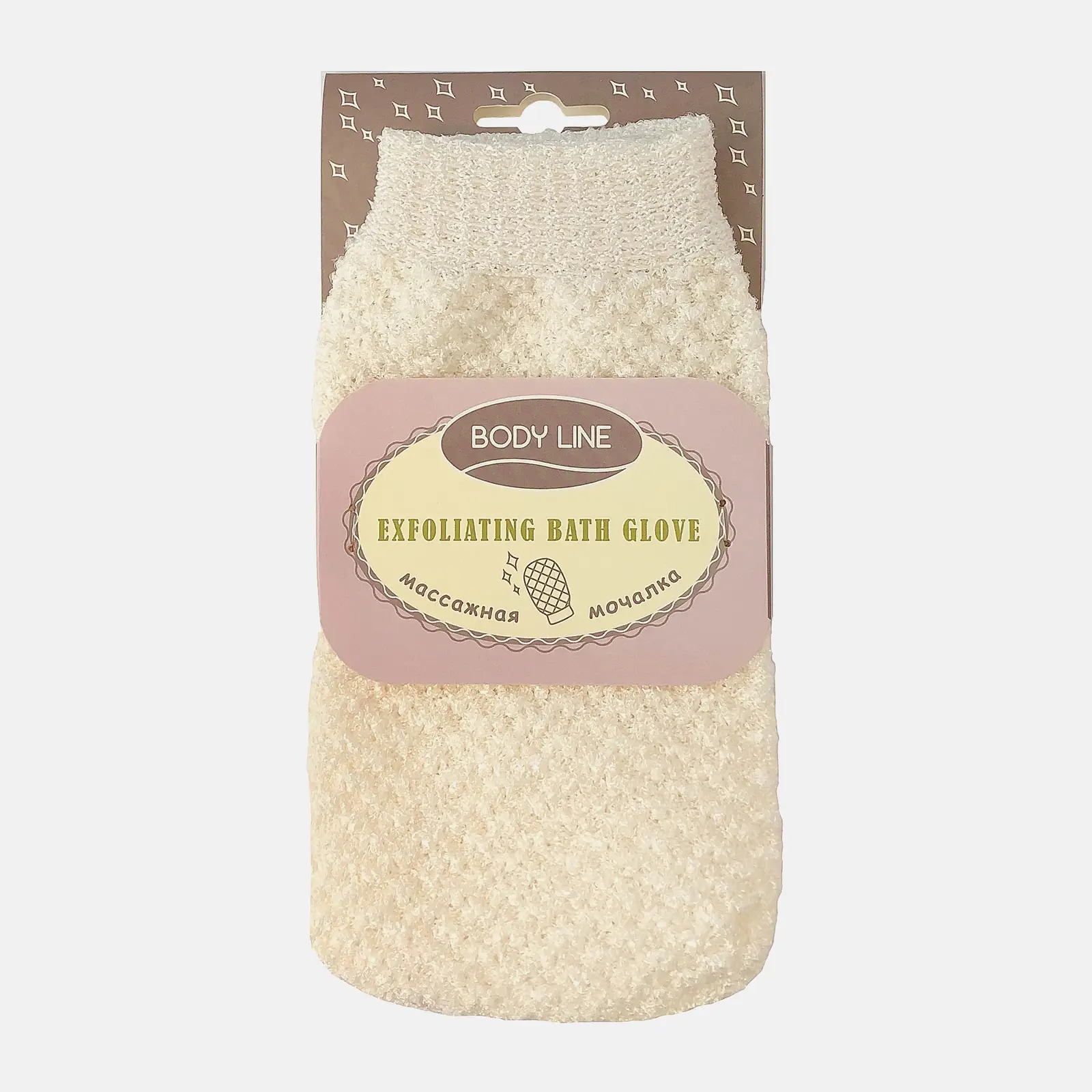 Мочалка-Варежка для тела Мойдодыр Body Line bmh М в ассортименте