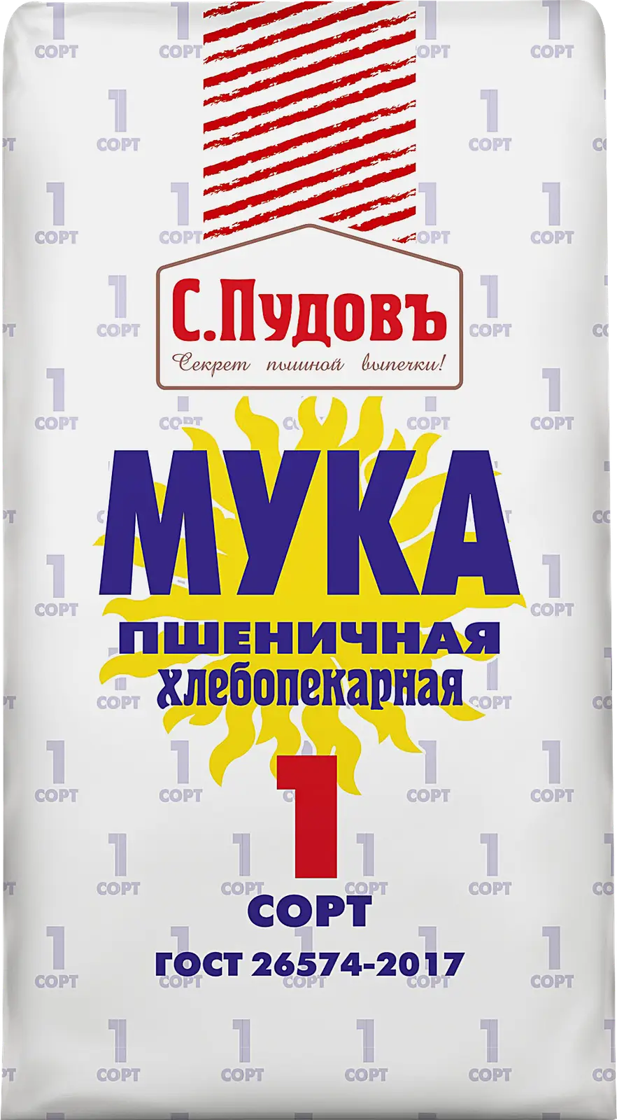 Мука С.Пудовъ пшеничная 2кг Мука С.Пудовъ пшеничная 2кг