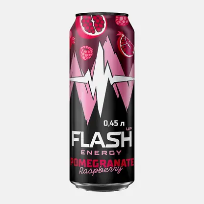 Энергетический напиток Flash Up Energy Pomegranate-Raspberry 450мл