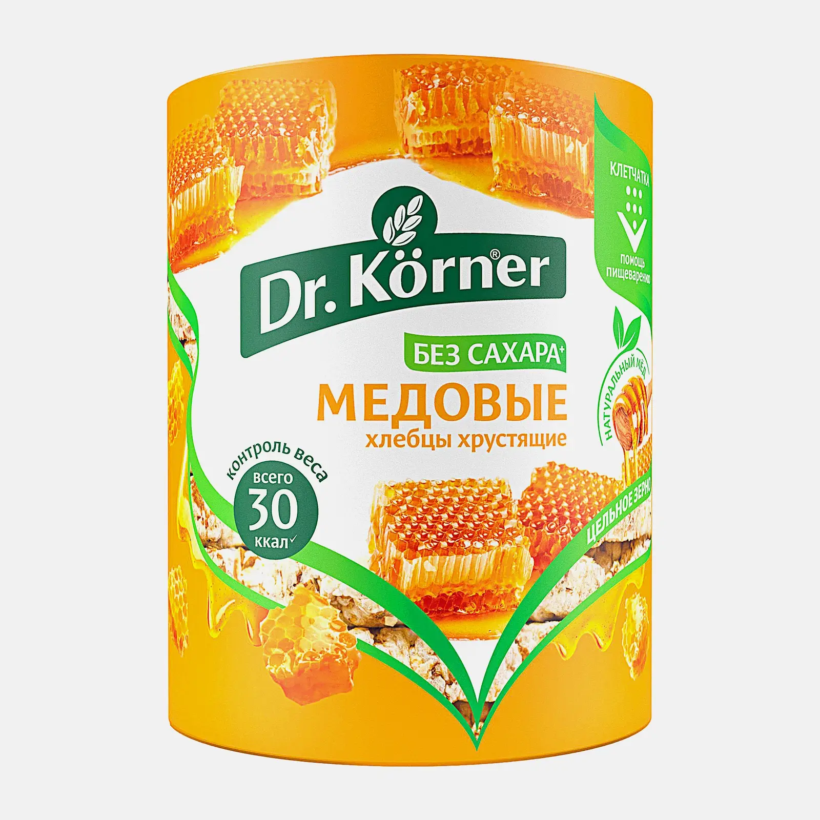 Хлебцы Злаковый коктейль Медовый Dr.Korner 100г Хлебцы Злаковый коктейль Медовый Dr.Korner 100г