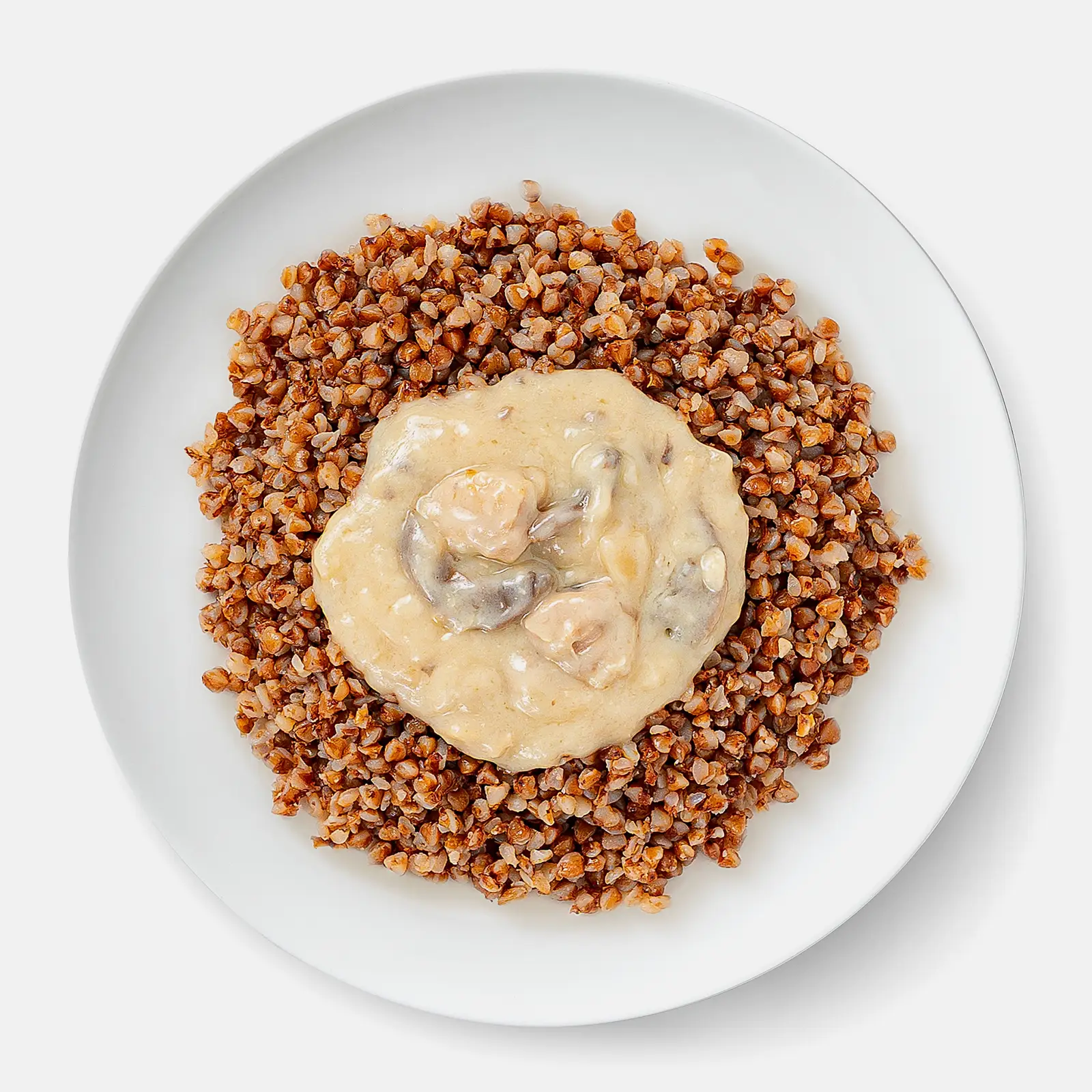 Изображение товара Фрикасе из курицы с грибами и гречкой 250 г Cook Chart