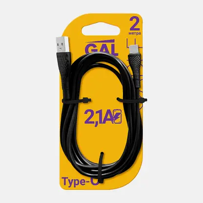 Кабель USB-Type-C 2А ПВХ CU-5422 Gal 2м
