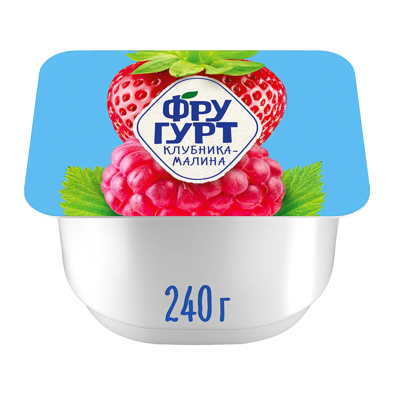 Изображение товара Йогурт Фругурт Клубника-Малина 2% 240г - вкусный и полезный