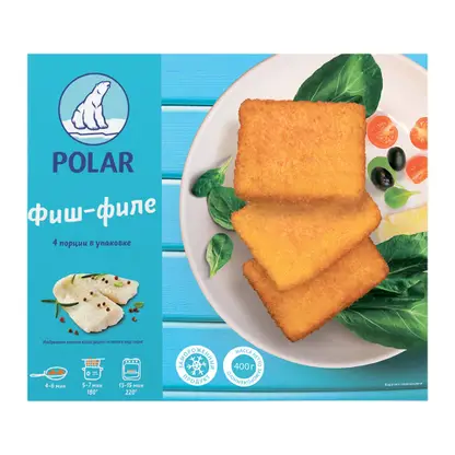 Изображение товара Фиш-филе из минтая в панировке Polar 400г