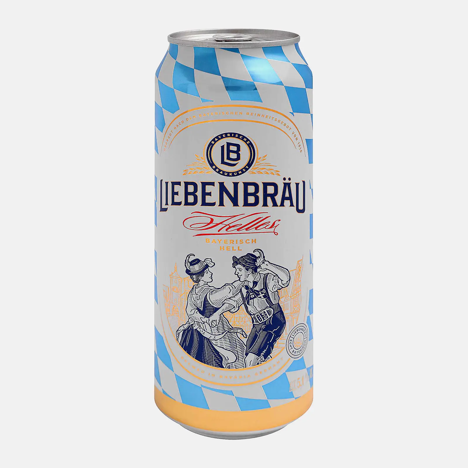 Пиво Liebenbrau Helles светлое фильтрованное 5.1% 500мл Пиво Liebenbrau Helles светлое фильтрованное 5.1% 500мл