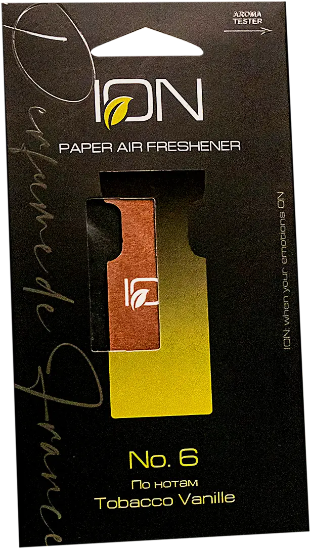 Ароматизатор Тэнси подвесной картон ION Perfume