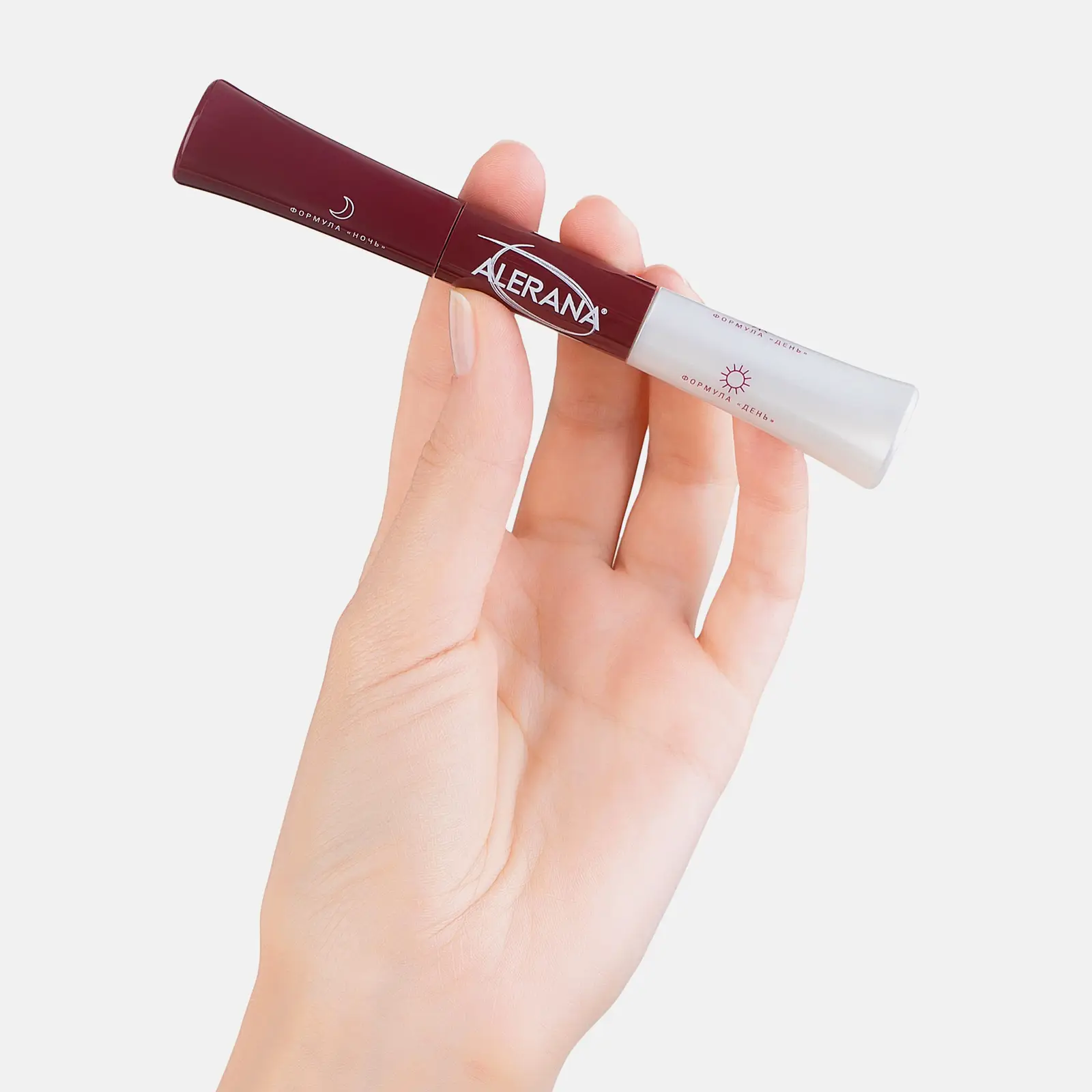 Стимулятор роста ресниц и бровей Алерана формула день ночь 2*6мл