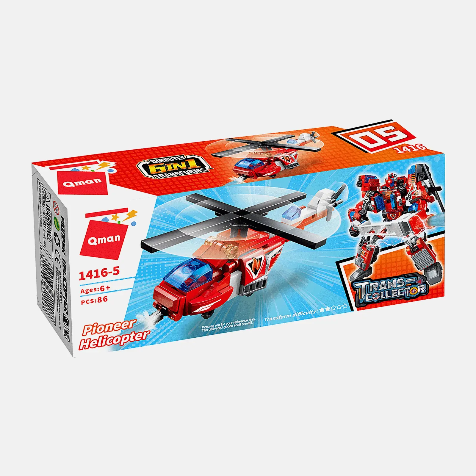 Конструктор Qman 1416 Пожарная техника в ассортименте